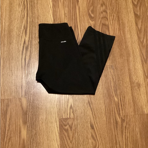Adidas cliente capri leggings Atlantic size medium color black - Picture 8 of 8